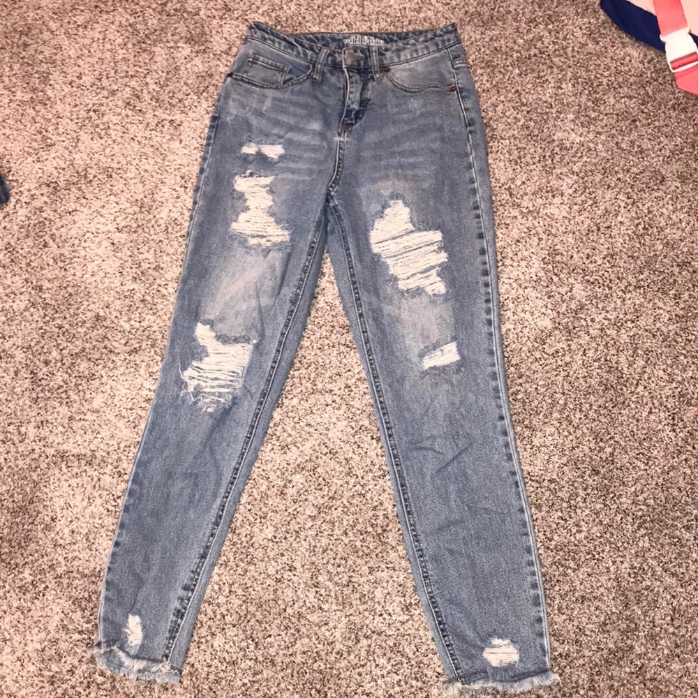 Wild Fable Distressed Mom Jeans